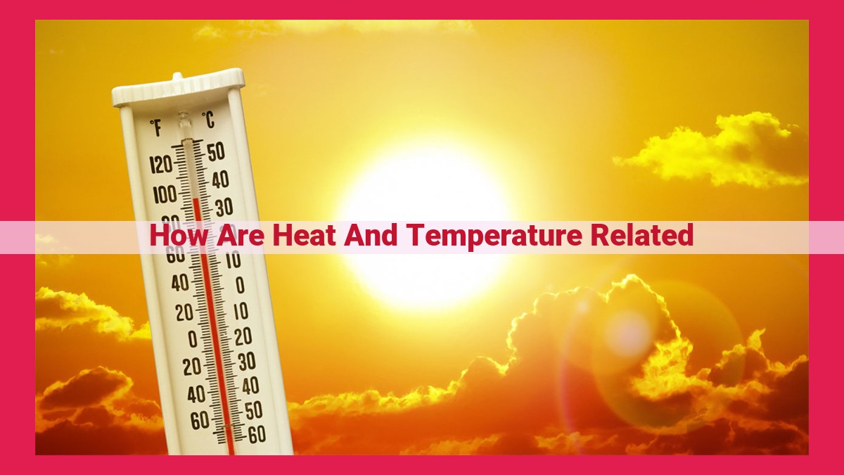 how are heat and temperature related