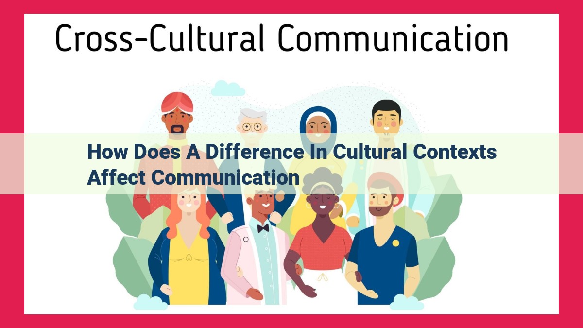 how does a difference in cultural contexts affect communication