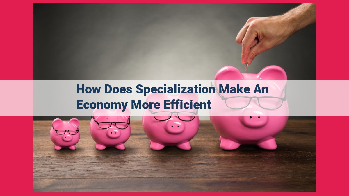 how does specialization make an economy more efficient