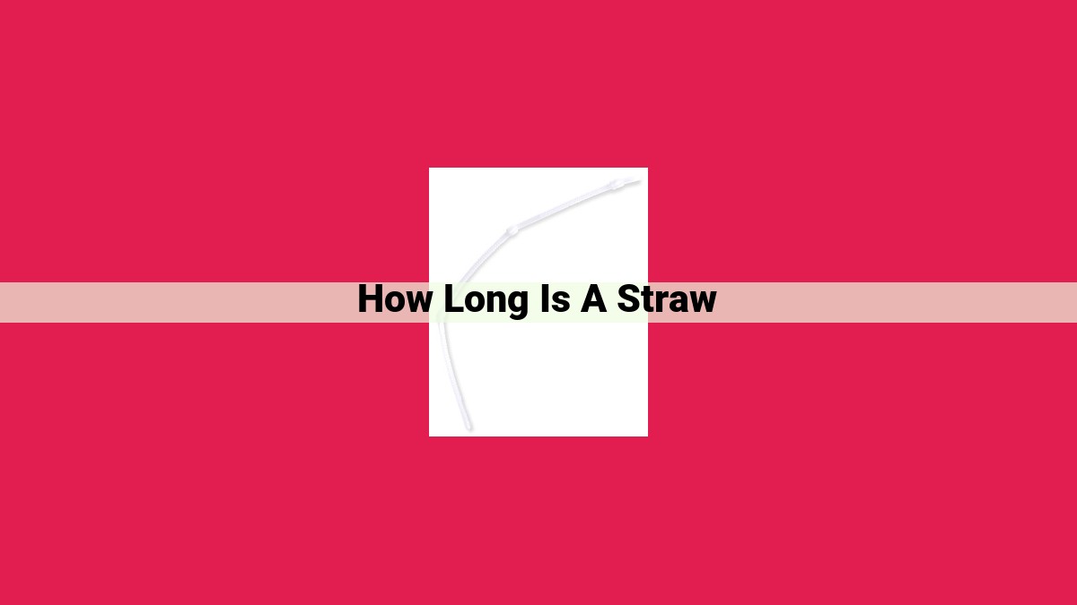 how long is a straw