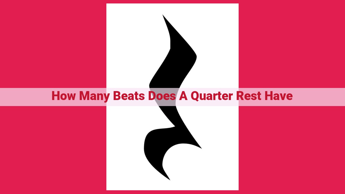 how many beats does a quarter rest have