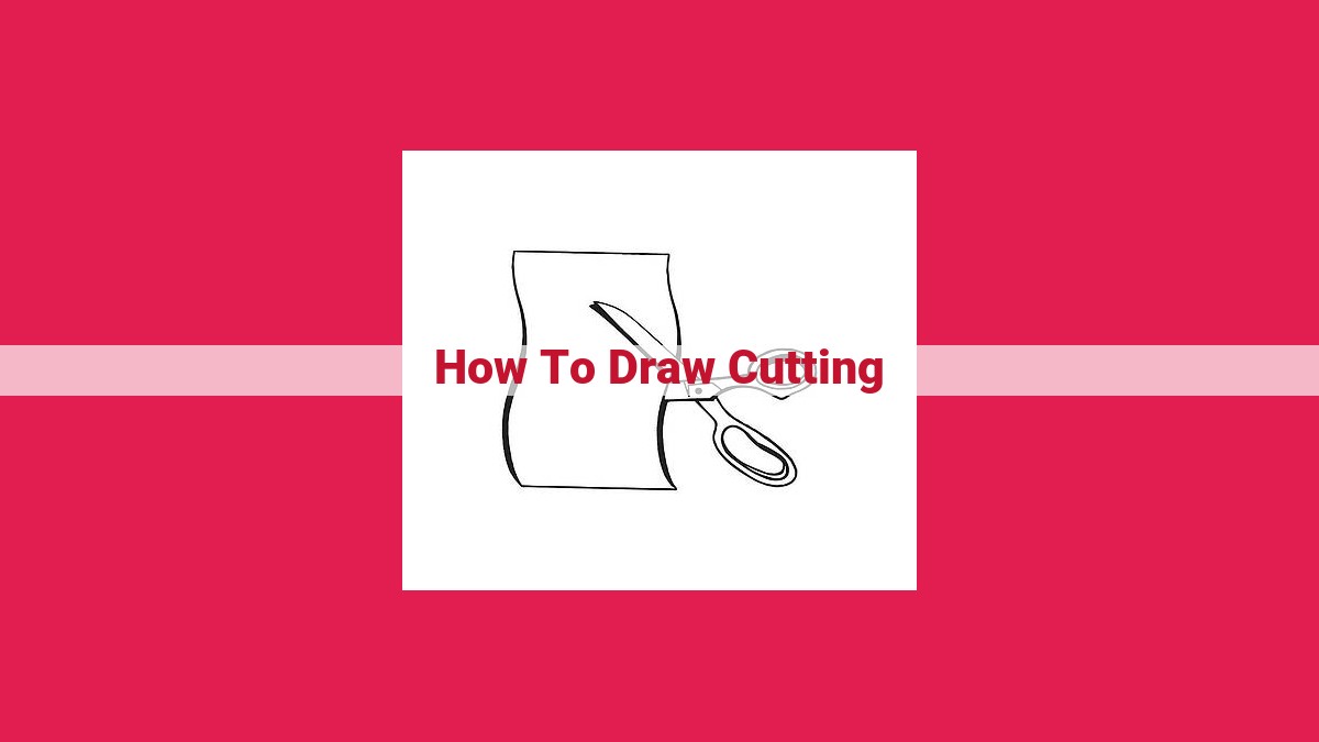 how to draw cutting