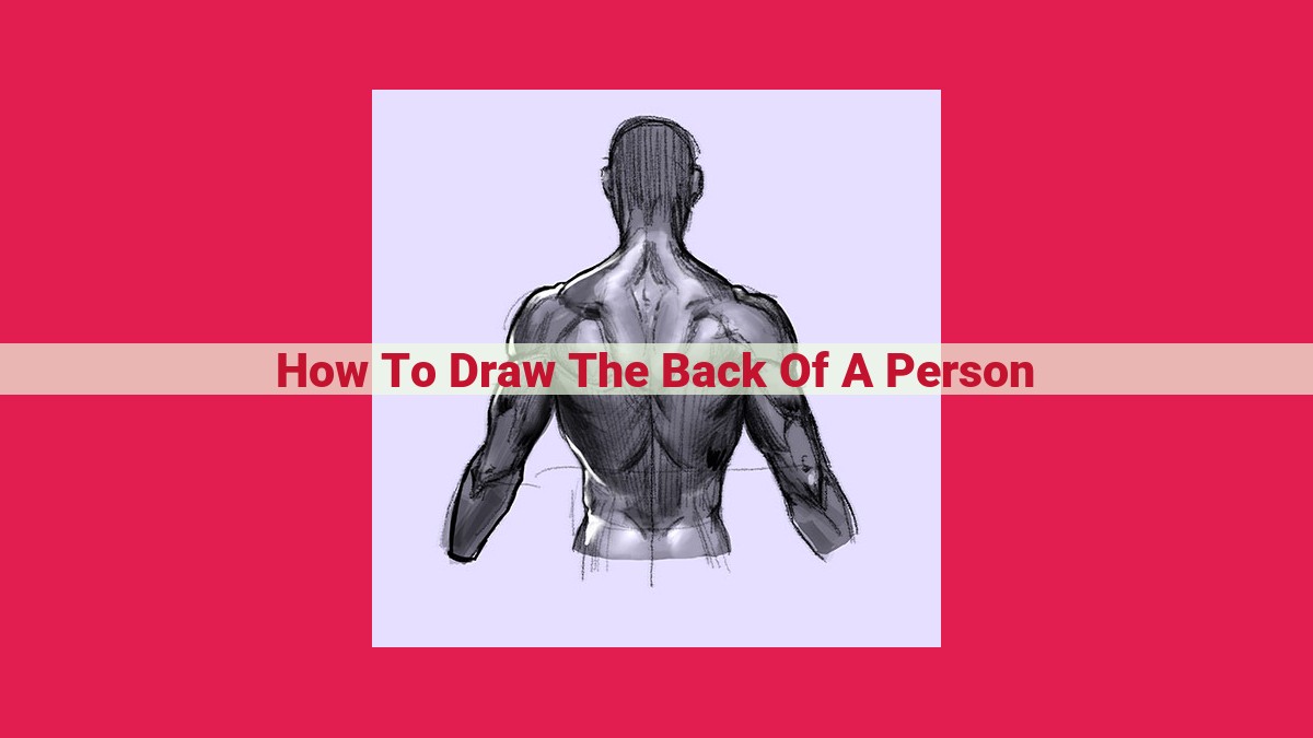 how to draw the back of a person