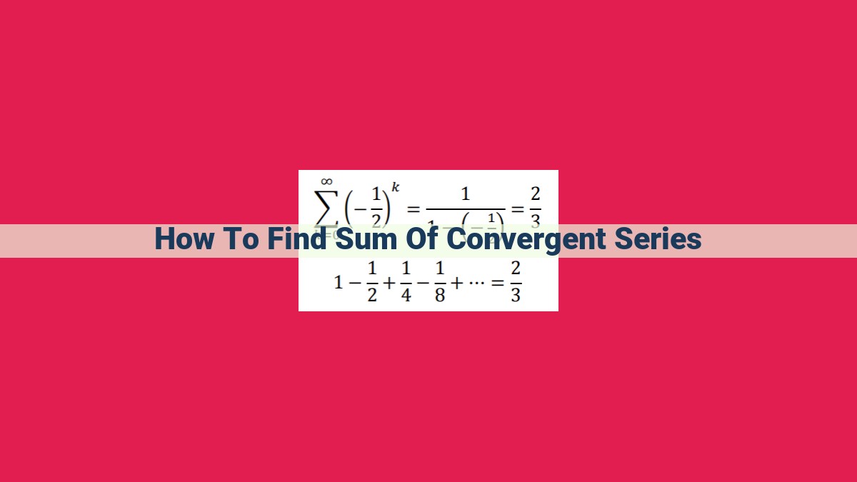 how to find sum of convergent series