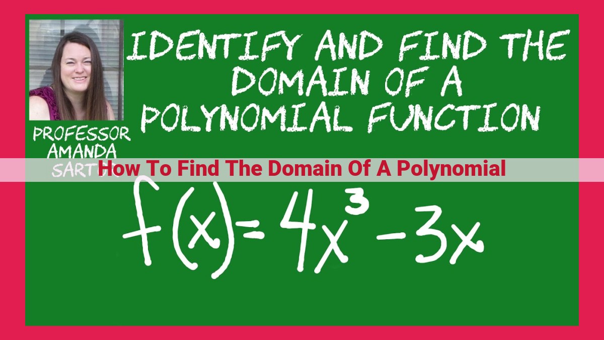 how to find the domain of a polynomial