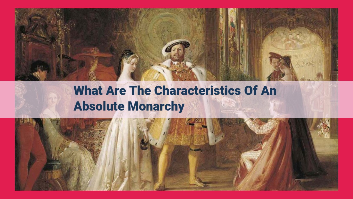 what are the characteristics of an absolute monarchy