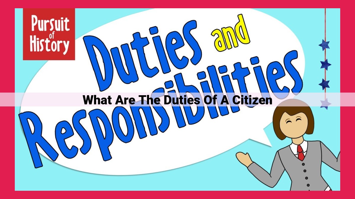 what are the duties of a citizen