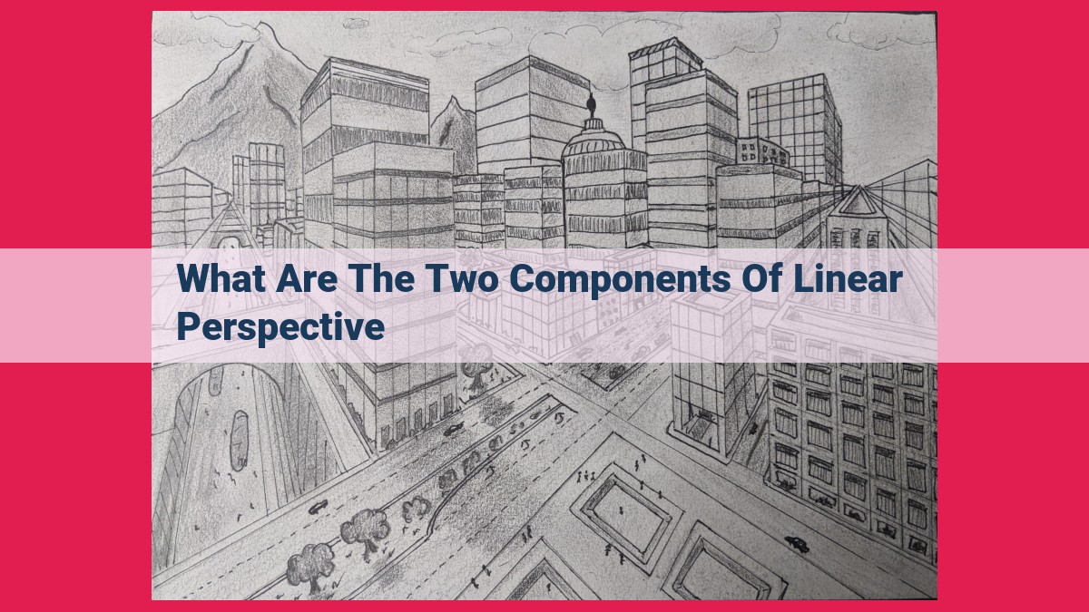 what are the two components of linear perspective