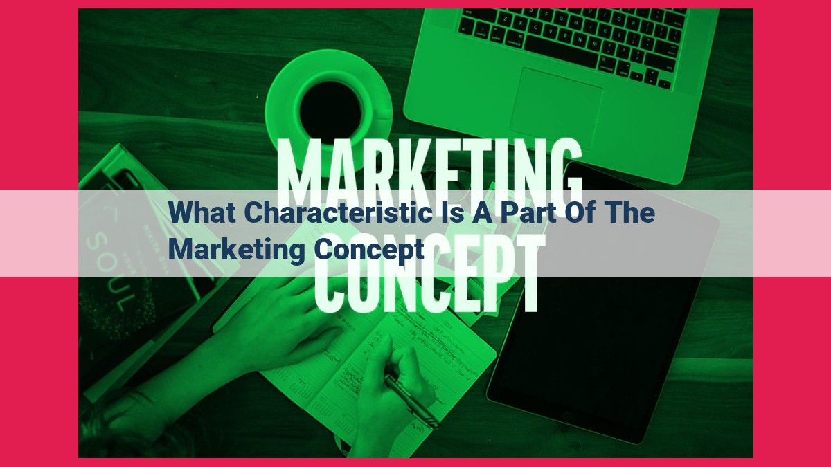 what characteristic is a part of the marketing concept