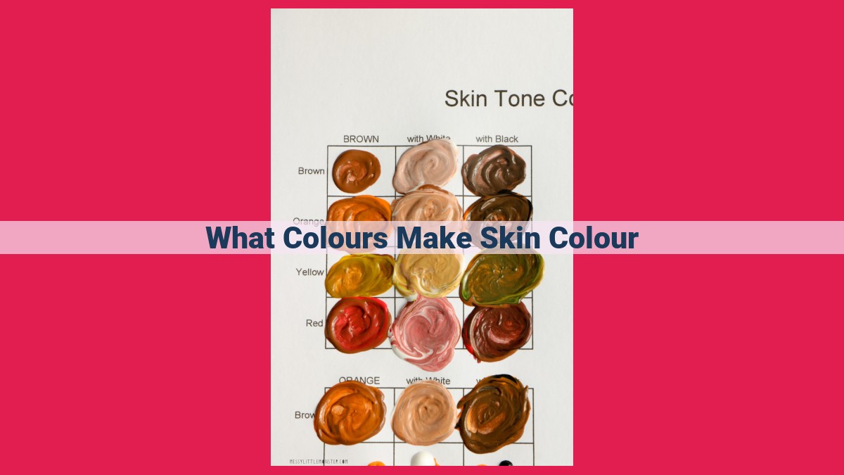 what colours make skin colour