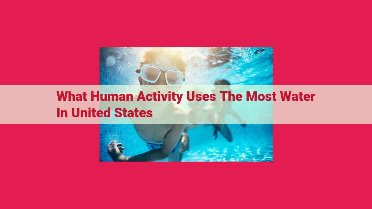 what human activity uses the most water in united states