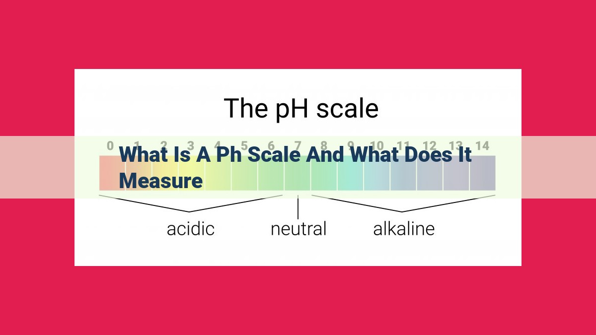 what is a ph scale and what does it measure