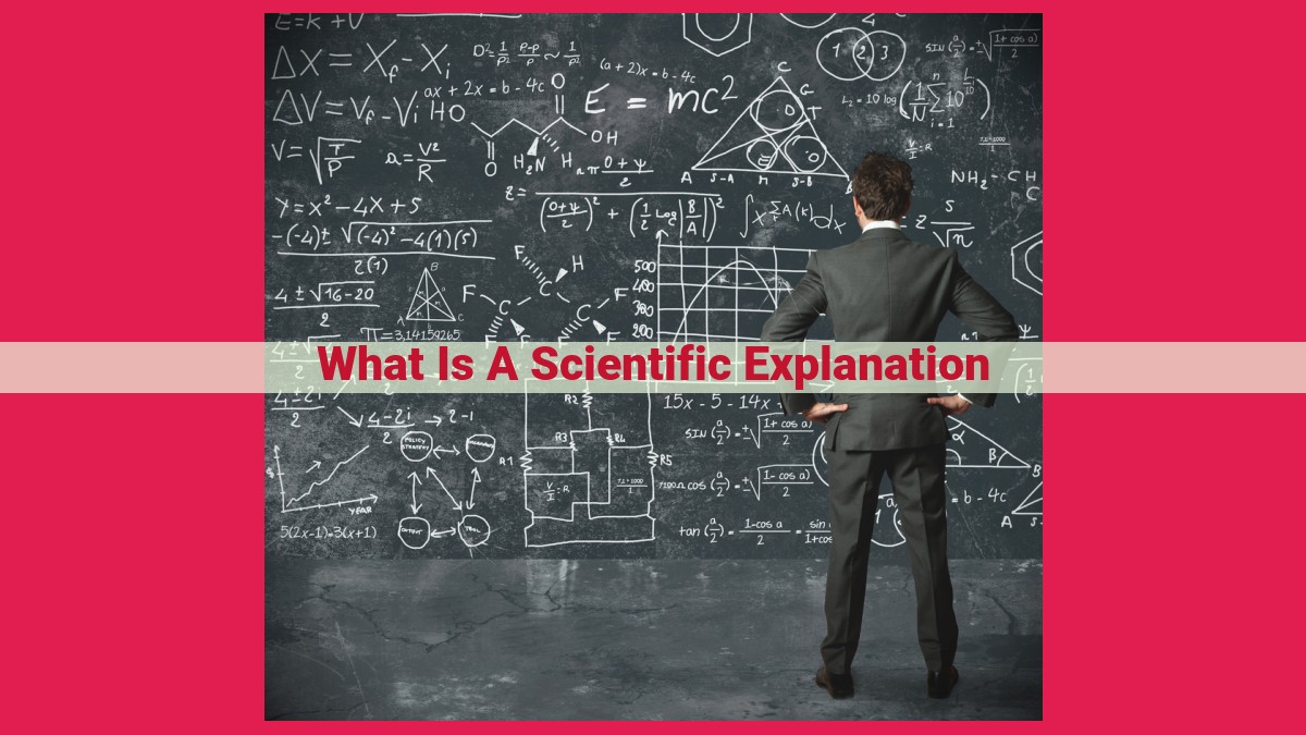 what is a scientific explanation