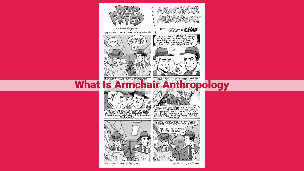 what is armchair anthropology