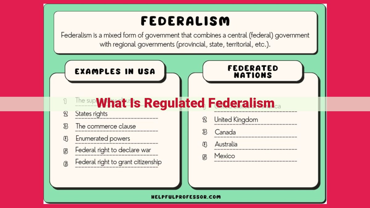 what is regulated federalism