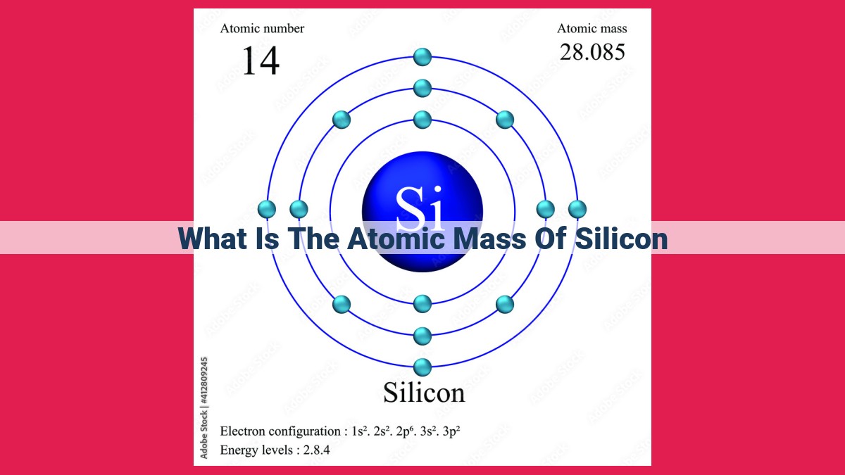 what is the atomic mass of silicon