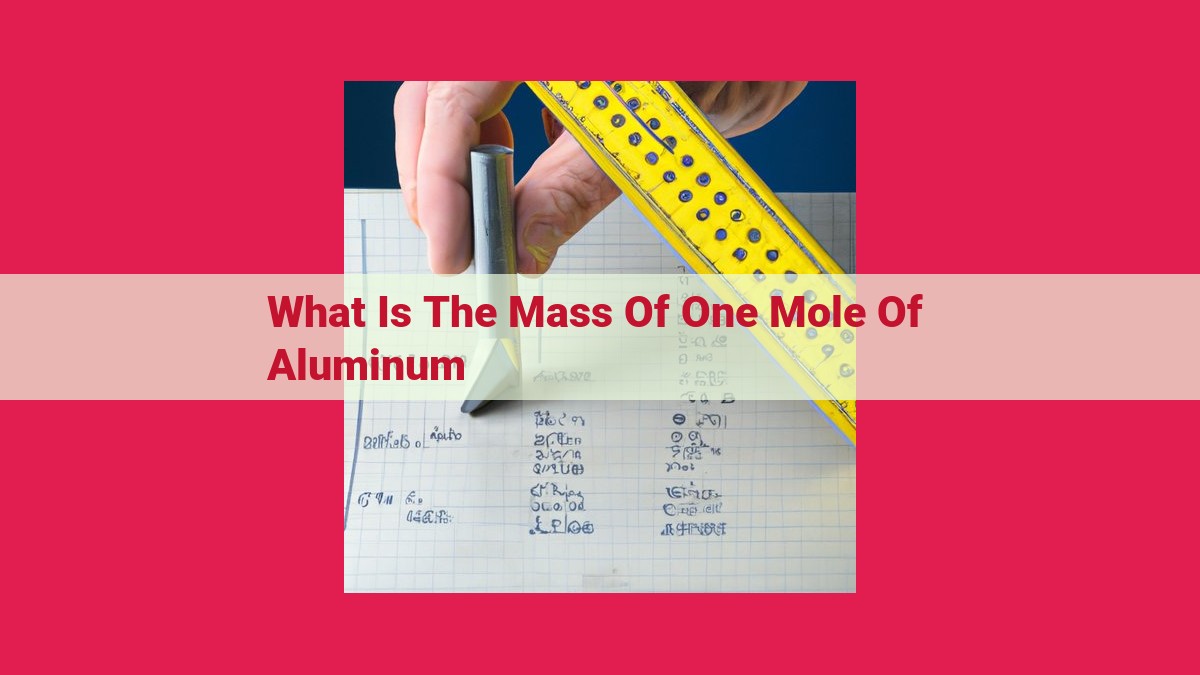 what is the mass of one mole of aluminum