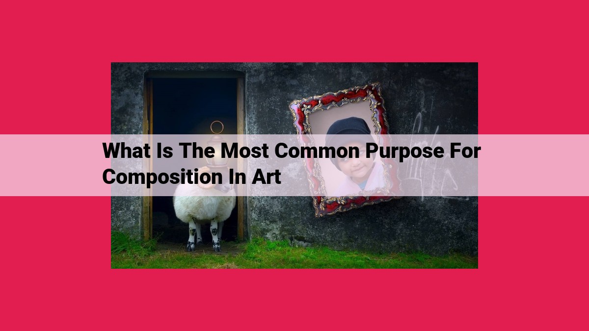 what is the most common purpose for composition in art