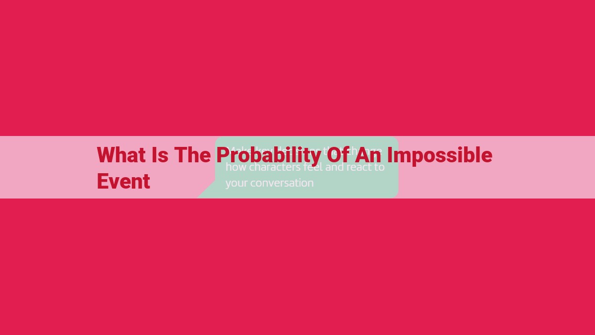 what is the probability of an impossible event