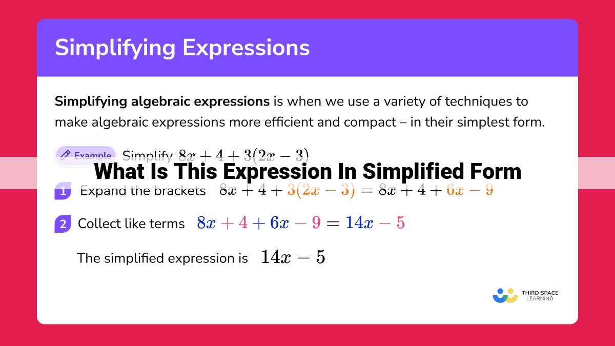 what is this expression in simplified form