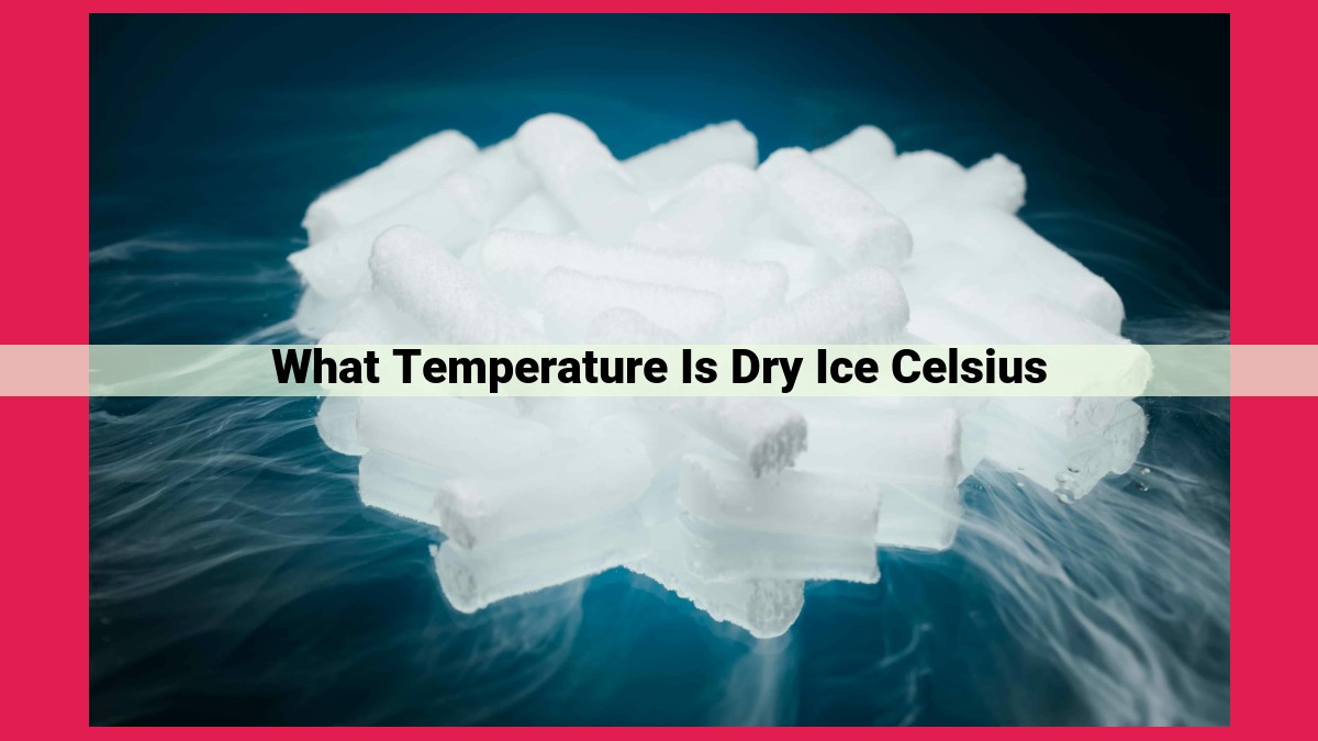 what temperature is dry ice celsius