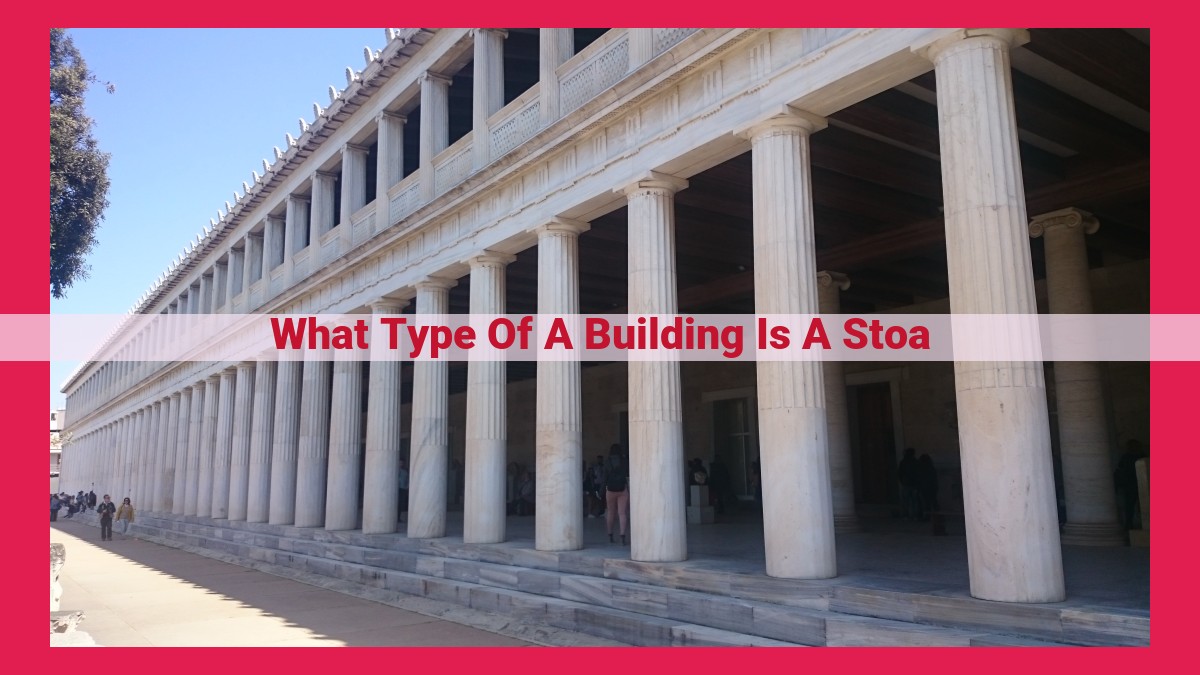 what type of a building is a stoa