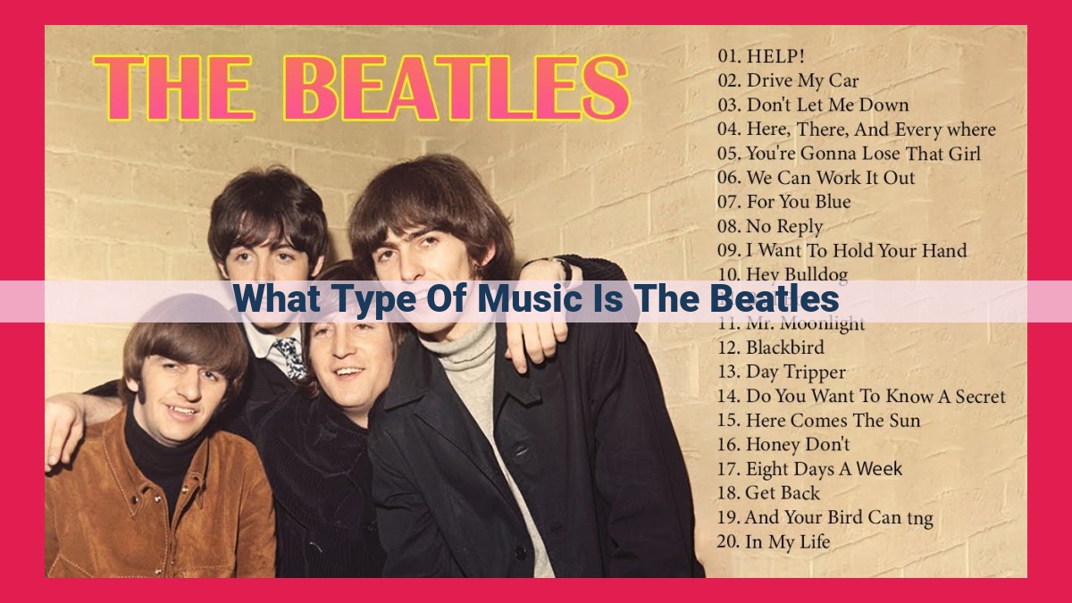 what type of music is the beatles