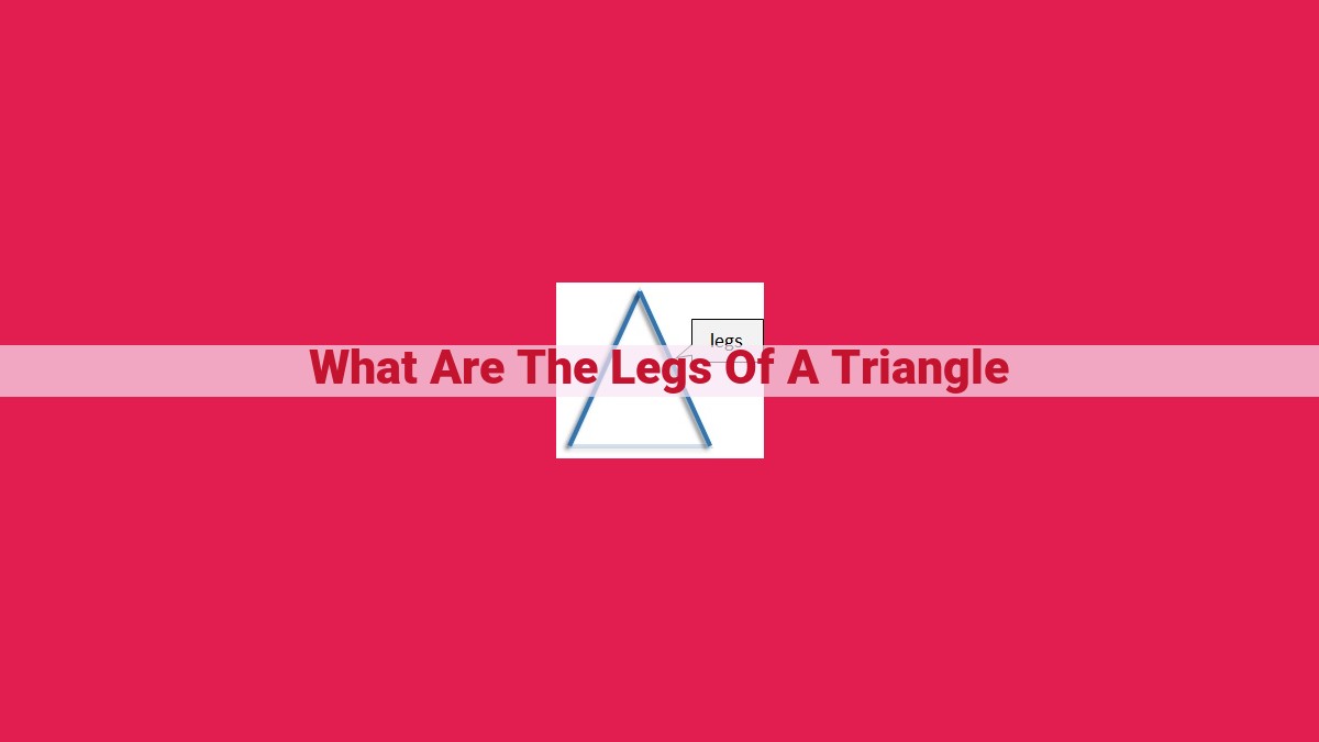 what are the legs of a triangle