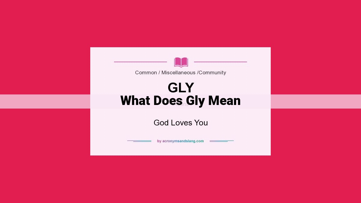 what does gly mean