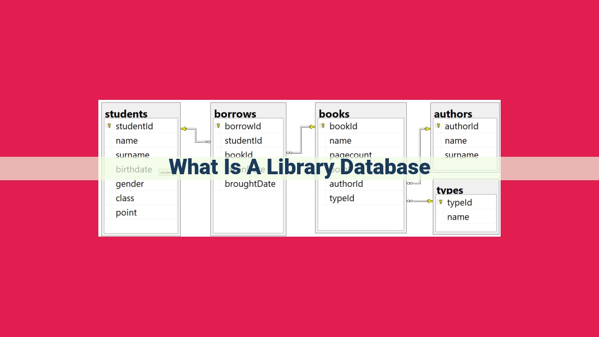 what is a library database