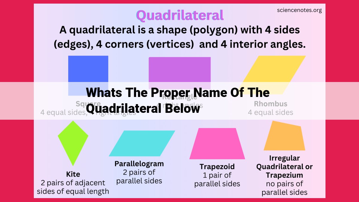 whats the proper name of the quadrilateral below